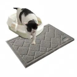 FurryFusion Alfombrilla de PVC para arenero de gatos de 40 x 60 cm - Artículo 1