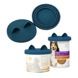 FurryFusion Juego de 2 tapas para recipientes de comida para perros y gatos - Artículo 2