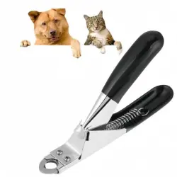 FurryFusion Tijeras para uñas de perros y gatos de PetPlanet - Negro