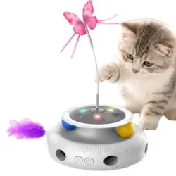 HausPets  para gatos (mariposa, pelota, plumas) 3 funciones - 3 funciones