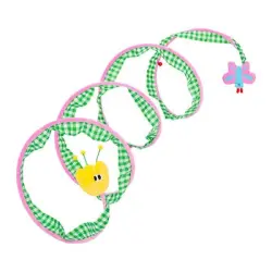 IntiMeg Túnel para gatos con juguetes - Una pieza