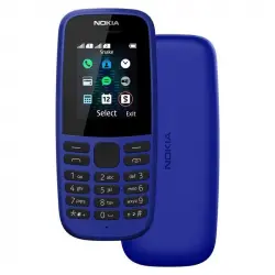Nokia 105 Teléfono Móvil Básico 1.8" Azul Libre