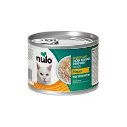 Nulo Pollo y Cangrejo desmenuzados con Gambas lata para gatos 170 g
