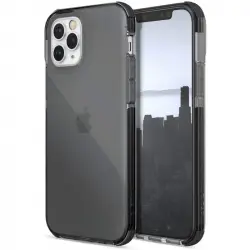 Raptic Funda Clear Negra para Apple iPhone 12/ 12 Pro