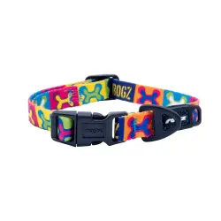 Rogz Collar PopArt para perros - 43–70 cm x 25 mm
