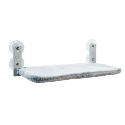UAMLY Percha inalámbrica para gatos en la ventana - Gris 45*30cm
