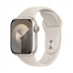 Apple Watch Series 9 GPS 41mm Blanco Estrella Caja de Aluminio con Correa Deportiva Blanco Estrella M/L
