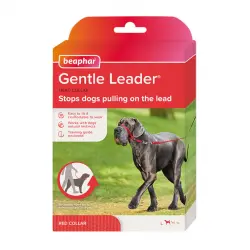 Beaphar Gentle Leader Bozal rojo para perros