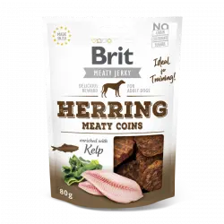 Brit jerky snack meaty coins arenques premios para perro, Peso 80 gr