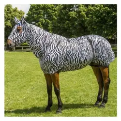 Equithème Manta Para Caballo Sweet Itch Cebra 175 Cm 400114259 Equithème