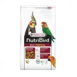 Nutribird G14 Original Alimento En Pellets Extruidos Para Periquitos Grandes, 10 Kg
