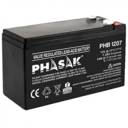 Phasak PHB 1207 Batería para SAI/UPS 7.2Ah 12V