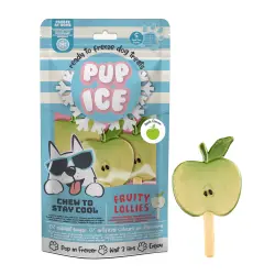 Pup Ice Helado Manzana Snack para perros - 2 bolsitas x 90 g