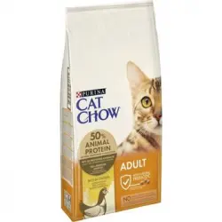 Purina Cat Chow Alimento Seco - Con Naturiumtm - Rico En Pollo - Para Gatos Adultos - 10 K