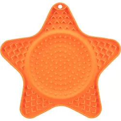 Trixie Lick'n'Snack alfombrilla estrella - Largo 23,5 x Ancho 23,5 x Alto 0,9 cm