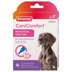 beaphar CaniComfort Spot-On pipeta antiestrés para perros - 3 pipetas de 1 ml