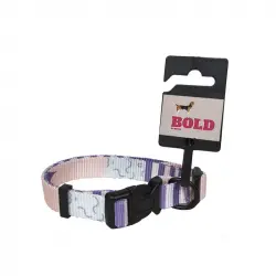 Bold Collar Purple Abstract Para Perros, Talla T-3