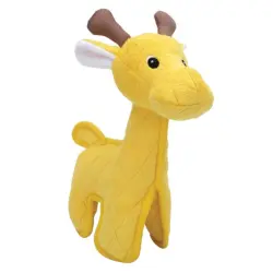 de peluche para perros Zeus Safari, Girafa, Amarilla 24cm