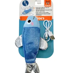 FOFOS Pez Interactivo  para gatos - 9 x 3 x 22 cm