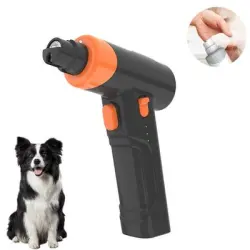 FurryFusion Lima de uñas para perros - Negro