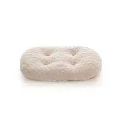 Leeby Almohadilla Blanca Suave para cachorros