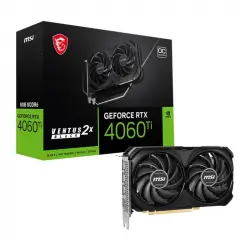 MSI GeForce RTX 4060 Ti VENTUS 2X BLACK OC 8GB GDDR6 DLSS3