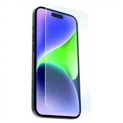 Muvit Protector Vidrio Templado Plano Recycletek para iPhone 15