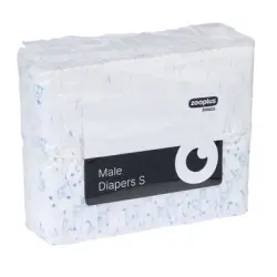 Pañales zooplus Basics para perros machos - Talla S: 32 - 44 cm, 50 unidades