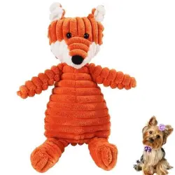 Pawffee  de peluche para perros con forma de zorro - 10×20cm