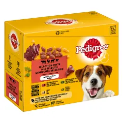 Pedigree 12 x 100 g comida húmeda para perros en oferta: 10 + 2 ¡gratis! - Adult Multipack en gelatina