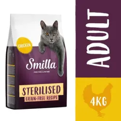 Smilla Sin Cereales Sterilised con pollo - 4 kg