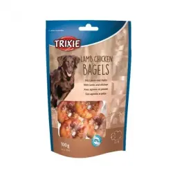Trixie Bagels Snack para Perros con Pollo y Cordero, 100 gr