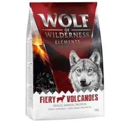 Wolf of Wilderness Elements Fiery Volcanoes con cordero - 1 kg