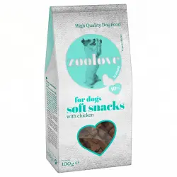 zoolove snacks semihúmedos para perros - Pollo 100 g