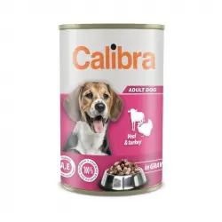 12x1240g Calibra Premium perro Adulto Latas con Ternera y Pavo en Salsa