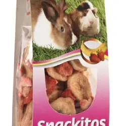 Snackitos para roedor Fresa y banana 60 gr.