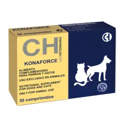 Chemical Ibérica KONAFORCE Suplemento Coagulación Sanguínea y Hemorragia para perros y gatos - 30 comprimidos
