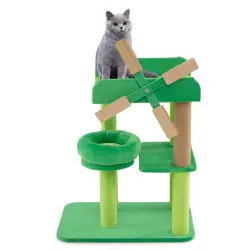 Costway Árbol Molino Viento para Gatos - 50 cm x 34 cm x 60 cm