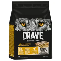 Crave Adult con pollo, tuétano y cereales ancestrales pienso para perros - 2,8 kg