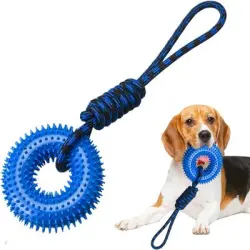 FurryFusion  para perros que chirría - Azul