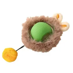 FurryFusion pelota interactiva eléctrica con forma de gato - Verde