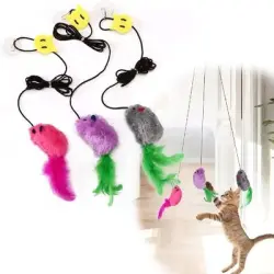 HausPets  colgante de interior para gatos con 3 ratones - 3 piezas