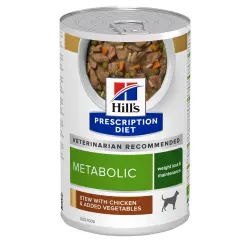 Hill's Prescription Diet Metabolic ragú con pollo y verduras para perros - 12 x 354 g