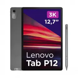 Lenovo Tab P12 Octacore/8GB/128GB/12.7" Gris Tormenta Incluye Lenovo Tab Pen Plus