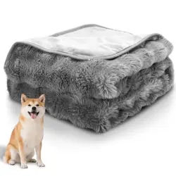 Nobleza Manta Impermeable Gris para perros - L