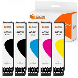 Pccom Essential Cartucho Tinta Compatible Epson 405XL Negro/Cian/Magenta/Amarillo Pack 5