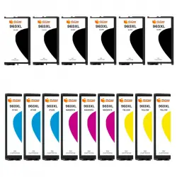 Pccom Essential HP 963XL Cartucho Tinta Compatible Negro/Cian/Magenta/Amarillo Pack 15