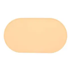 UAMLY Alfombrilla para comida de gato con bordes elevados - beige