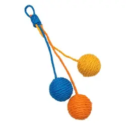 UAMLY  colgante de bola de sisal para gatos - 1 pieza