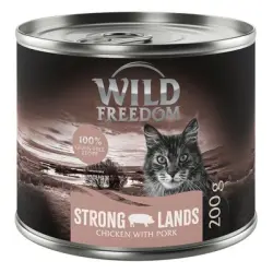 Wild Freedom Adult 6 x 200 g - Strong Lands - Cerdo y pollo